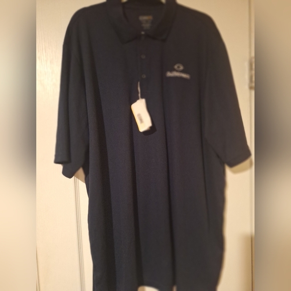 NWT Mens Core365 Polo Style Moisture Wicking‎ Shirt 4XLT Gulfstream Logo UV - Picture 2 of 3